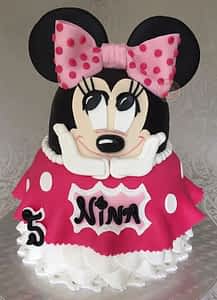 minnie mouse cake birthday 3d