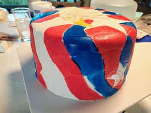 Cool Stained Glass Cake (4th of July Cake) - CakeLovesMe - New!, Piping for Cakes, Special Occasion Cakes, Stained Glass Cake - stained glass cake -