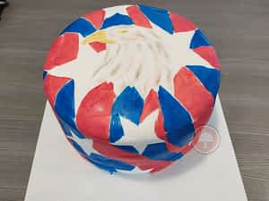 Cool Stained Glass Cake (4th of July Cake) - CakeLovesMe - New!, Piping for Cakes, Special Occasion Cakes, Stained Glass Cake - stained glass cake -