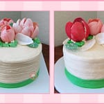 spring cake ideas with chocolate tulip cake white almond cake with raspberry filling