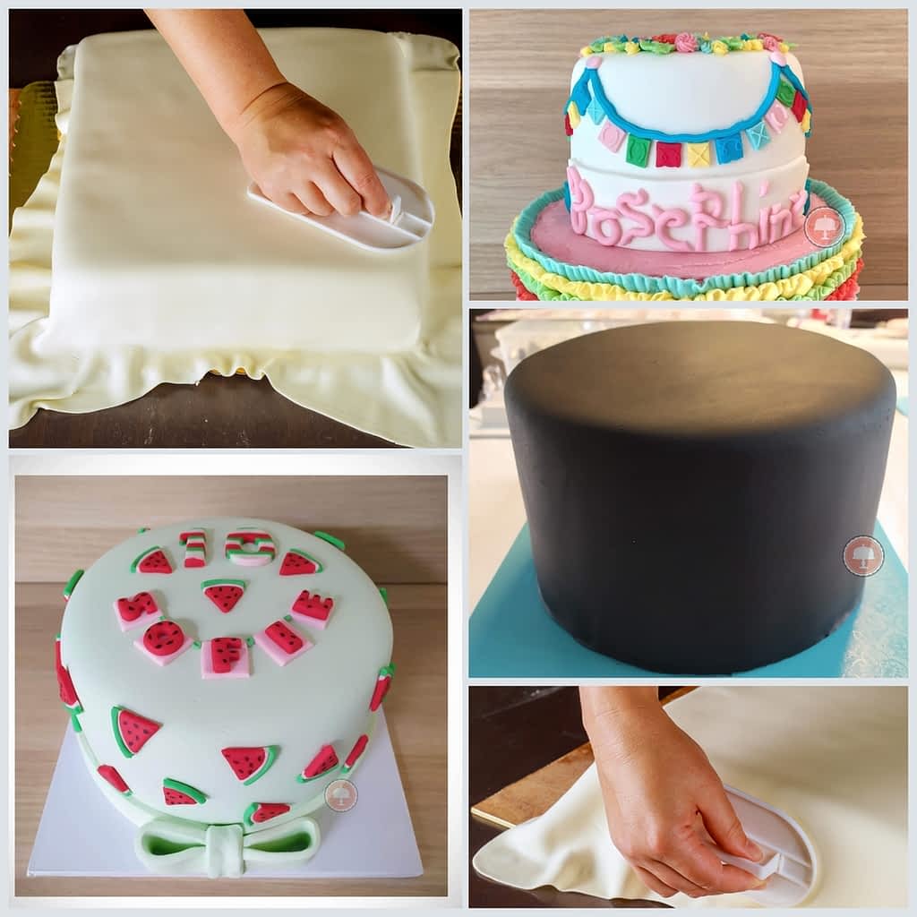 Fondant 101: How To Cover a Cake with Fondant - CakeLovesMe - Fondant Cakes - succulents cake ideas - Fondant Cakes