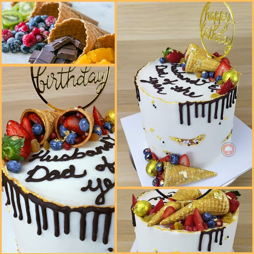 Elegant Celebration Cake with Fresh Fruit Cake Toppers - CakeLovesMe - Recipes - new york style cheesecake recipe - Recipes