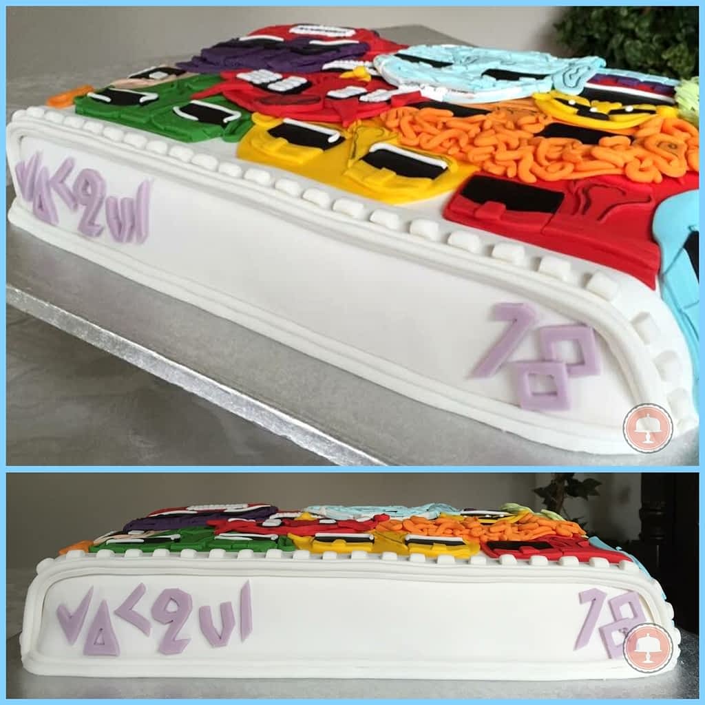 Colorful Graffiti Cake -Street Art-BLU-Wall Mural - CakeLovesMe - Cake Baking Tips and Tricks, Cake Trends, Special Occasion Cakes - mini cake ideas -