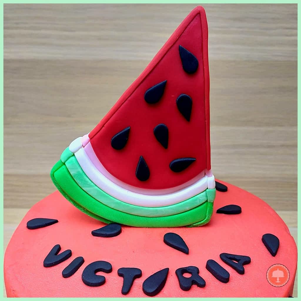 2 Simple Watermelon Cake Ideas: Bake Lush Delights! - CakeLovesMe - Cake Baking Tips and Tricks - diy cake board -