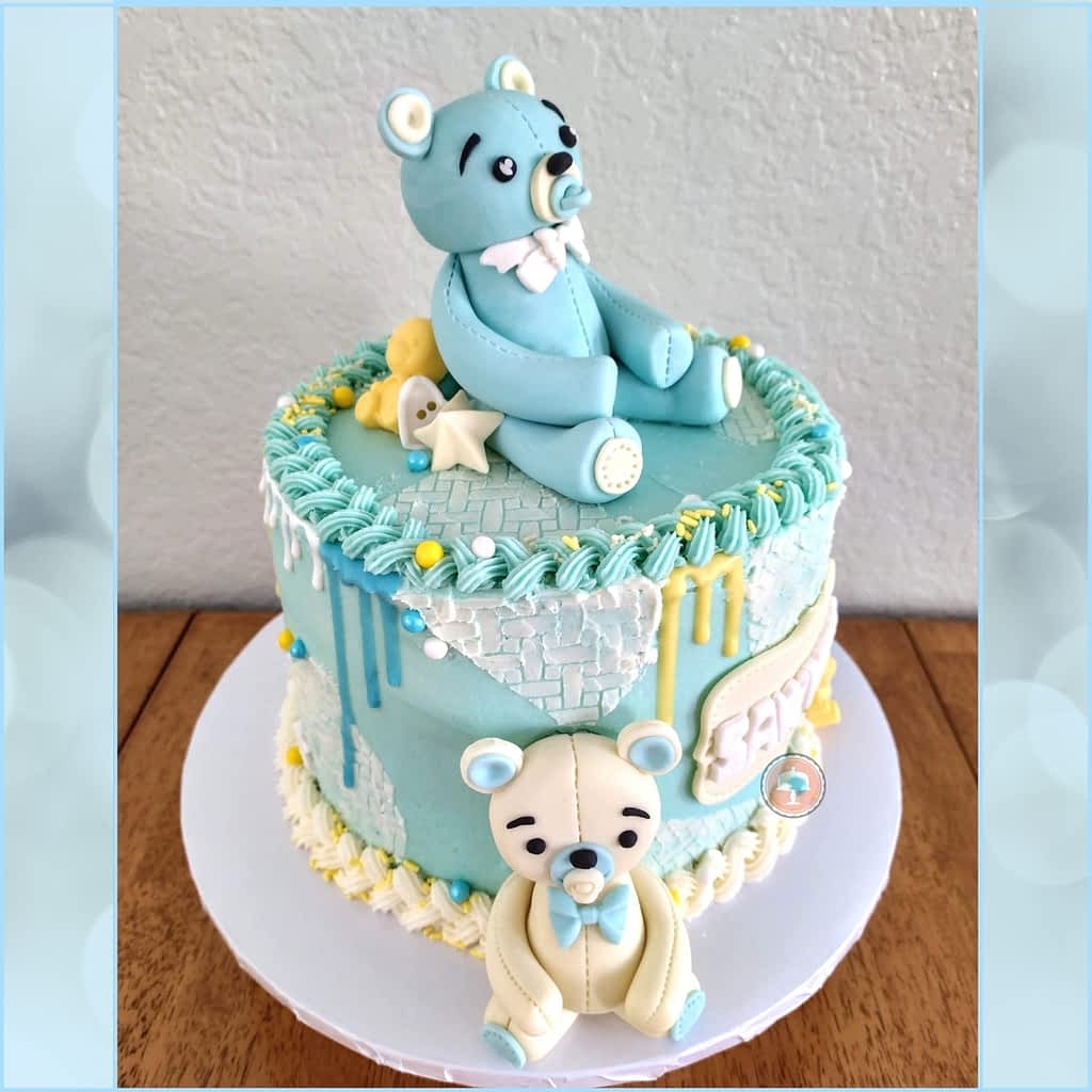 2 Adorable Baby Shower Cake Ideas - CakeLovesMe - Cake Baking Tips and Tricks, Cake Trends, Special Occasion Cakes - mini cake ideas -