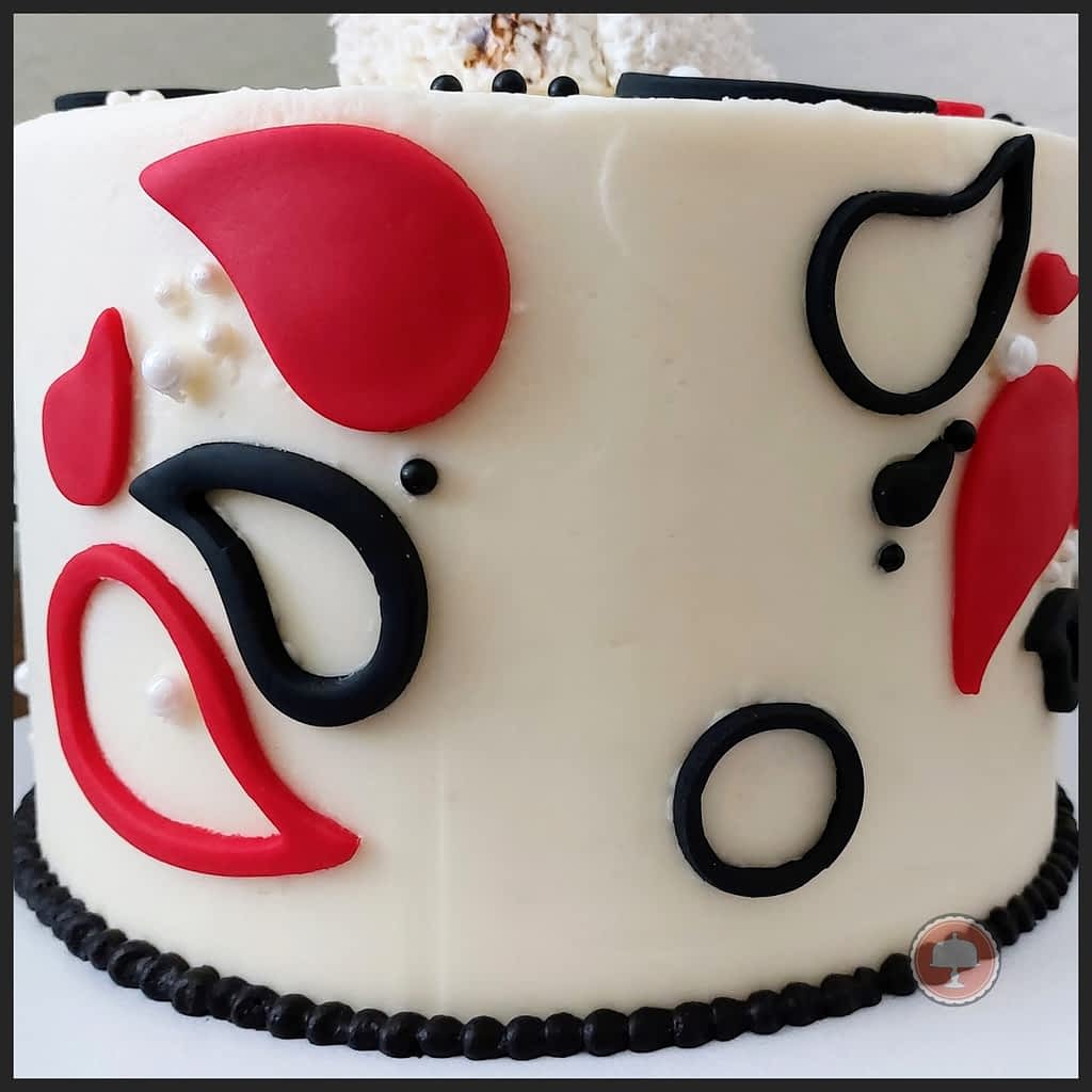 Friendly Dog Themed Birthday Cake: Creative How To Guide - CakeLovesMe - New Cake Designs!, Cake Trends, Piping for Cakes, Special Occasion Cakes - fault line cake design -
