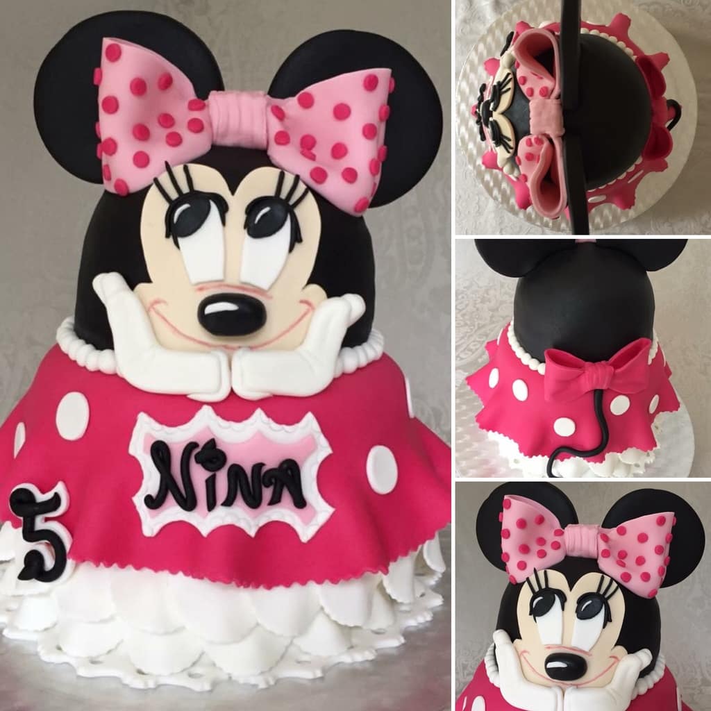 Best Minnie Mouse Cake Idea: How To Design Birthday Cake 5 minnie mouse birthiday cake