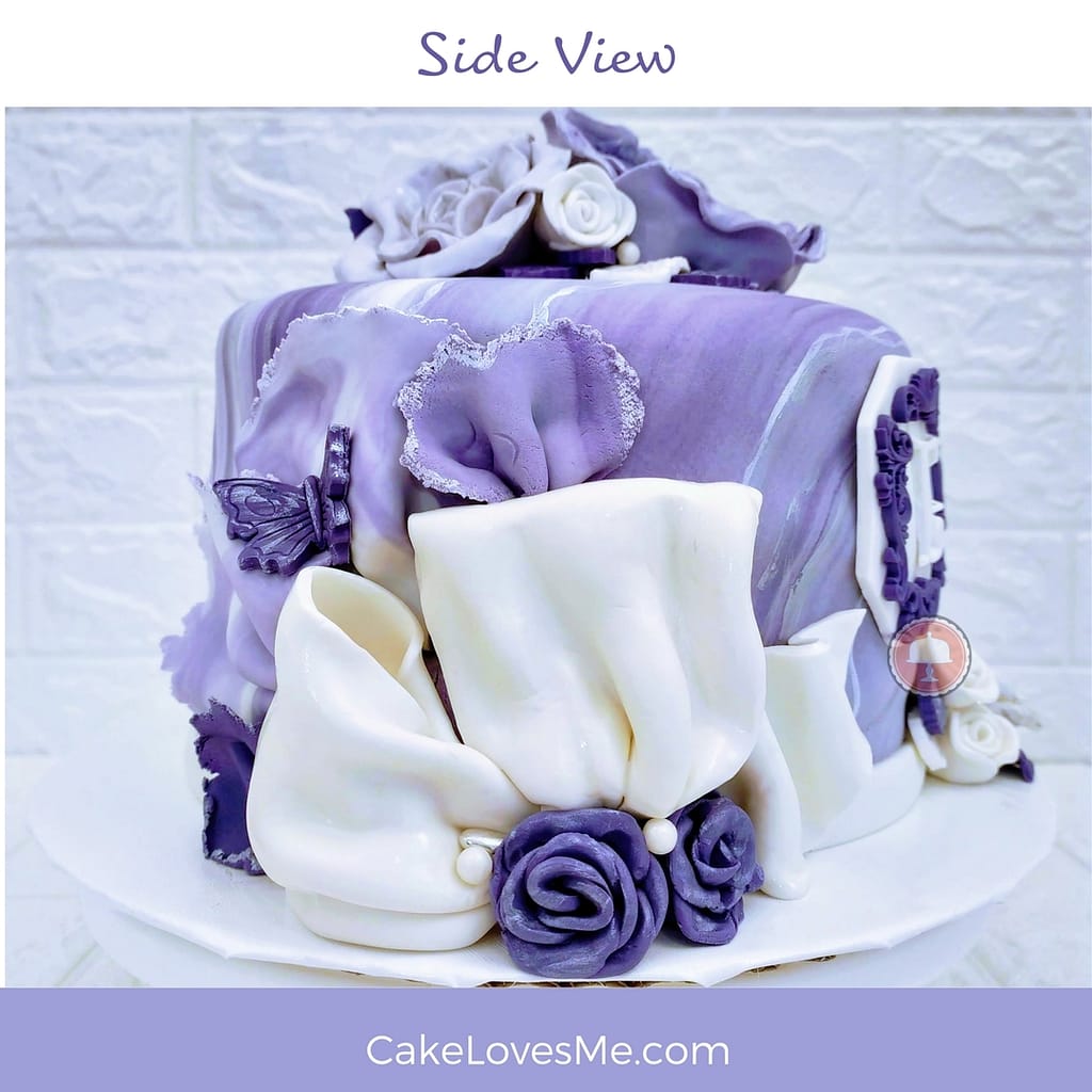 How to Create an Elegant Birthday Cake for Women 13 How to Create an Elegant Birthday Cake for Women - CakeLovesMe - Fondant Cakes, Birthday Cakes - elegant birthday cake -