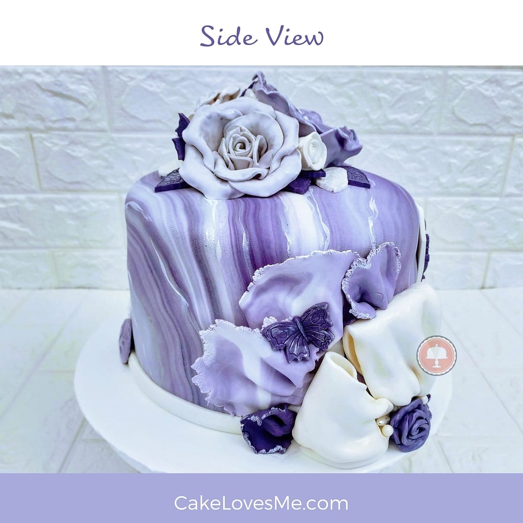 How to Create an Elegant Birthday Cake for Women 12 How to Create an Elegant Birthday Cake for Women - CakeLovesMe - Fondant Cakes, Birthday Cakes - elegant birthday cake -