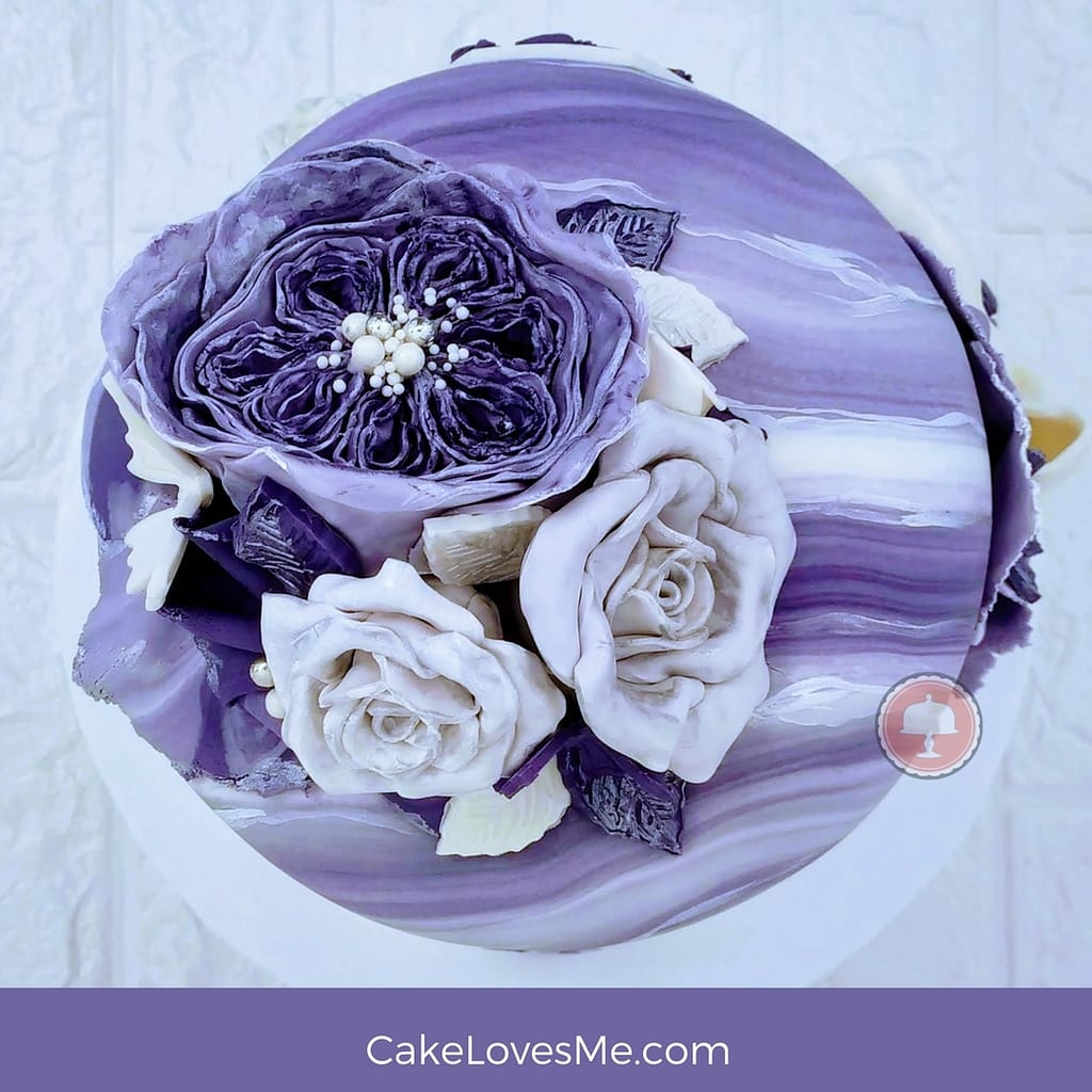 How to Create an Elegant Birthday Cake for Women 9 How to Create an Elegant Birthday Cake for Women - CakeLovesMe - Fondant Cakes, Birthday Cakes - elegant birthday cake -
