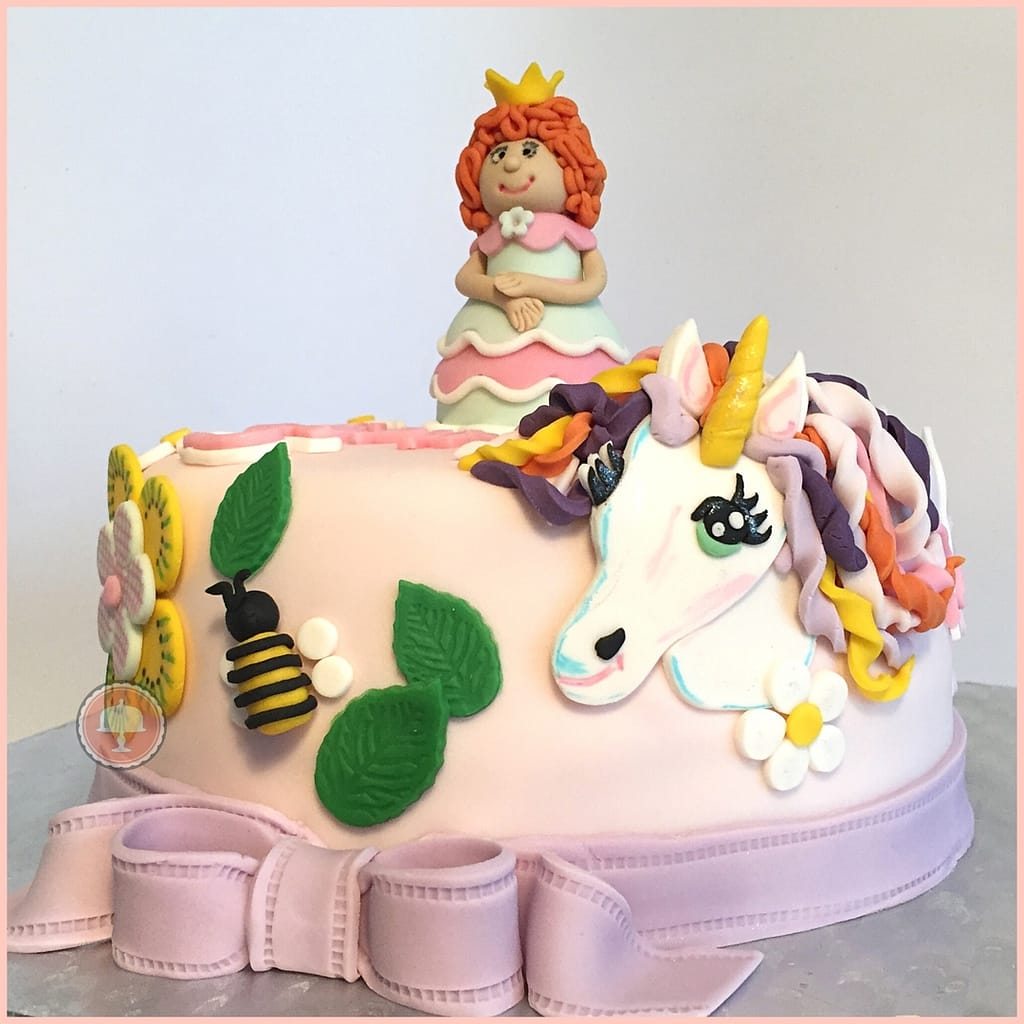 #1 Adorable Princess Unicorn Cake 5 #1 Adorable Princess Unicorn Cake - CakeLovesMe - Birthday Cakes, Cake Trends, Fondant Cakes - princess unicorn cake -