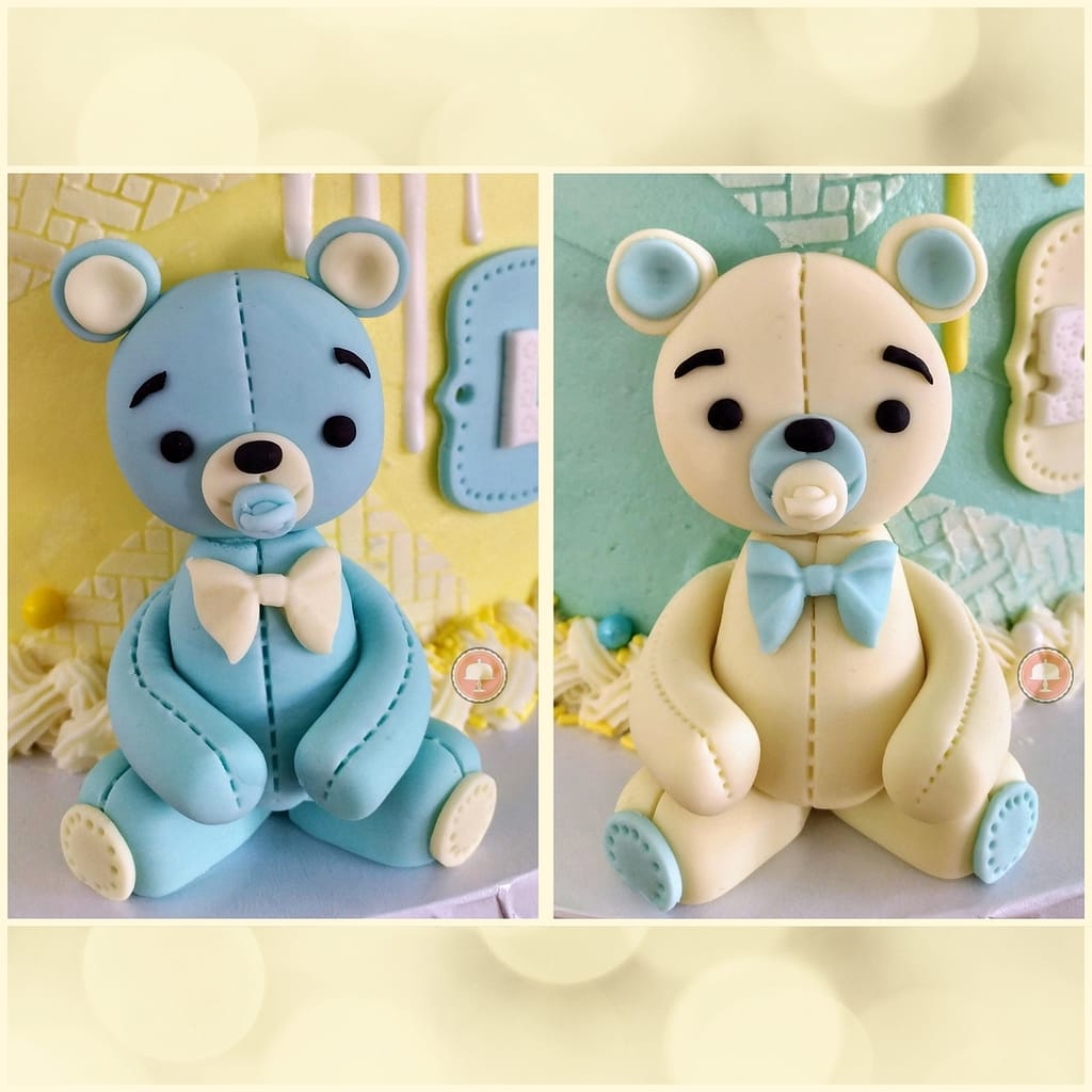 2 Adorable Baby Shower Cake Ideas 11 2 adorable baby shower cake ideas fondant teddy bear cake toppers