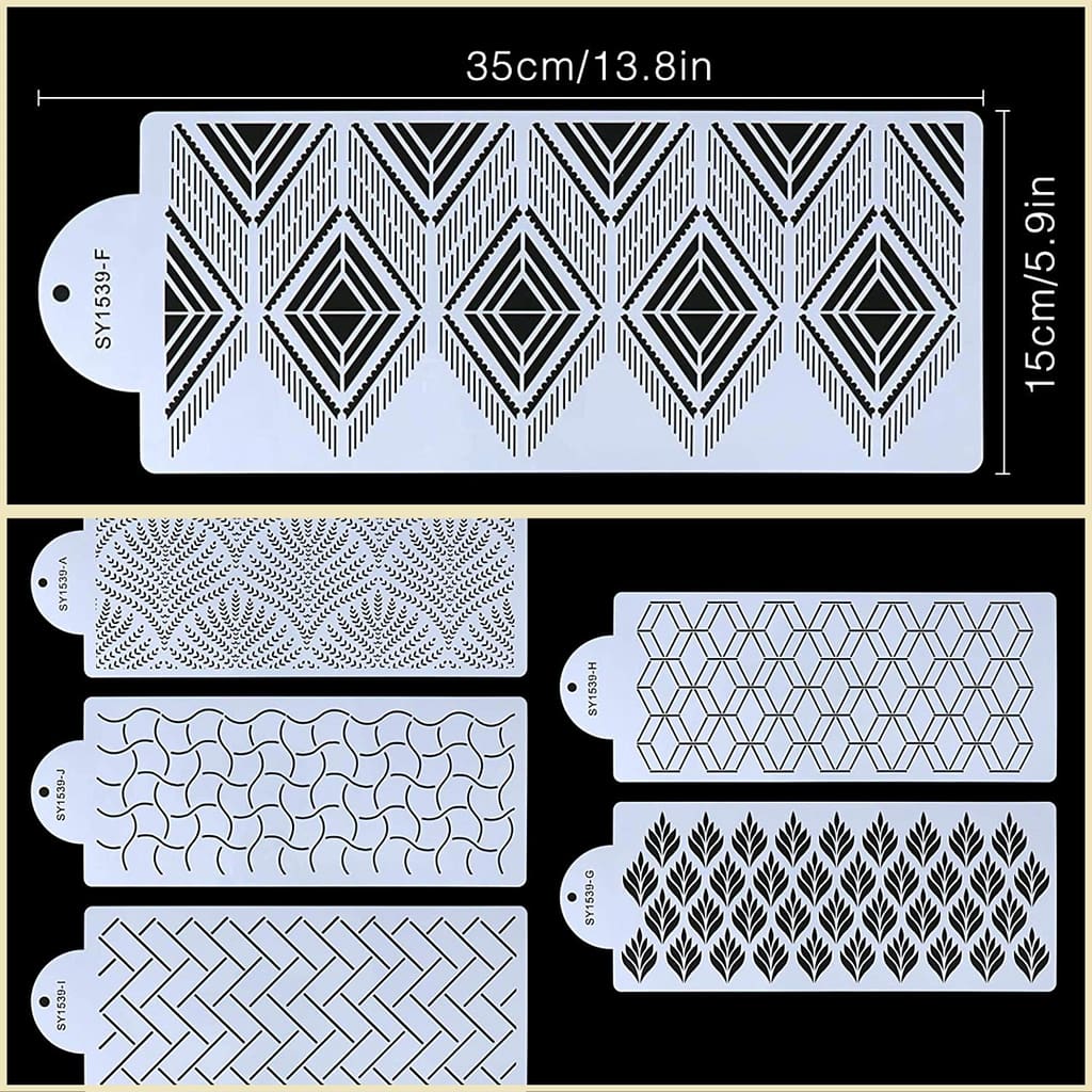 Exquisite Buttercream Stencil Cake Design 9 Exquisite Buttercream Stencil Cake Design - CakeLovesMe - New Cake Designs!, Birthday Cakes, Cake Trends - buttercream stencil cake design -