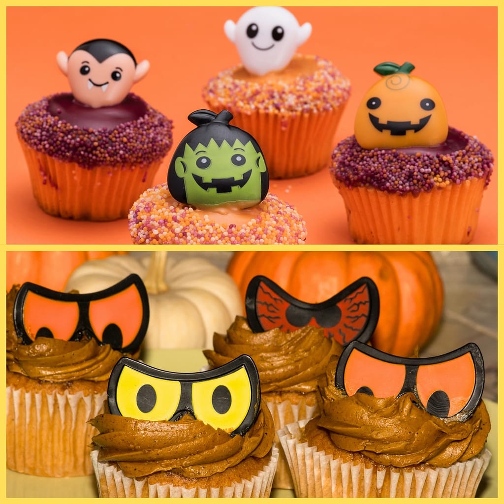 10 quick and easy halloween cupcake decorating ideas party ring cupcake toppers