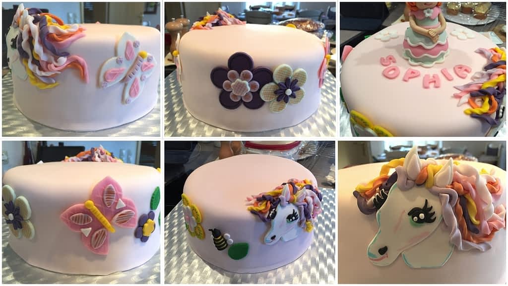 #1 Adorable Princess Unicorn Cake - CakeLovesMe - Halloween Cakes, Cake Baking Tips and Tricks, New Cake Designs!, Piping for Cakes - halloween cupcake -