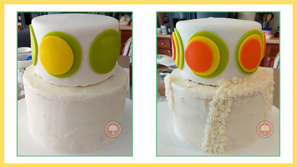Groovy 70s Themed Cake: How To Design - CakeLovesMe - New Cake Designs!, Cake Trends, Piping for Cakes, Special Occasion Cakes - fault line cake design -