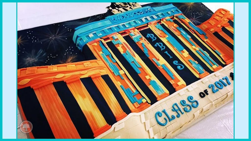 Historic Graduation Cake Ideas - Class of 2017 Brandenburg Gate 2 iconic-graduation-cake-2017-brandenburg-gate
