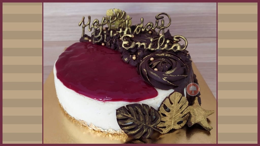 raspberry chocolate ganache cheesecake