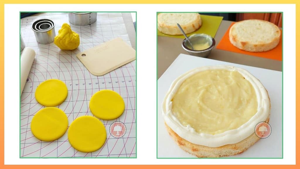 70's Birthday Cake Ideas fondant cake eggless lemon curd