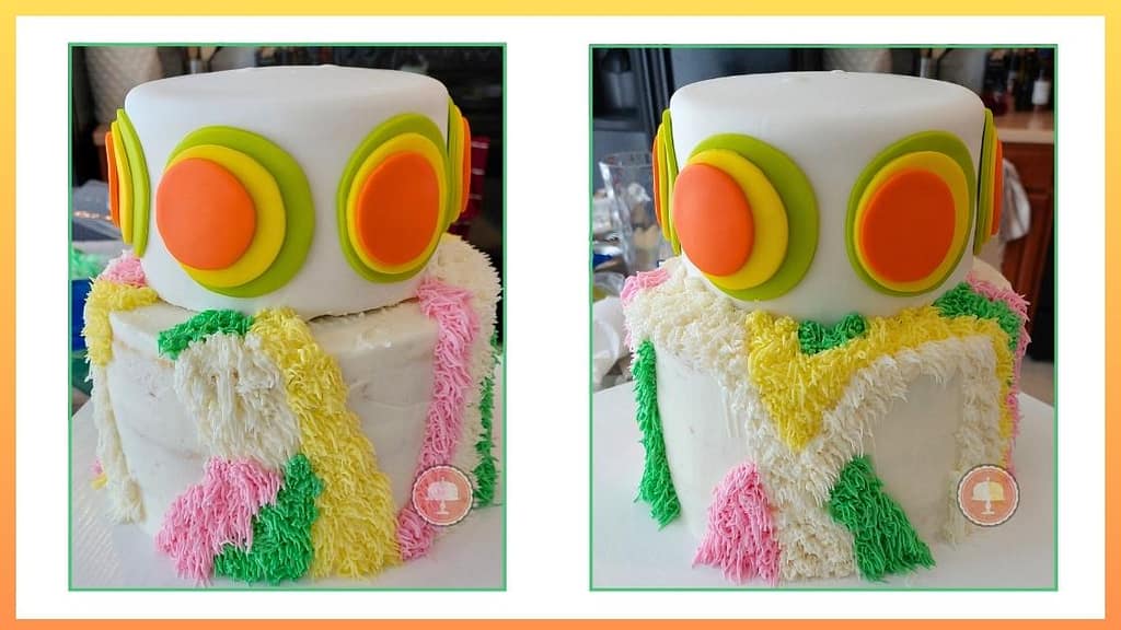  70's Birthday Cake Ideas fondant cake eggless lemon curd