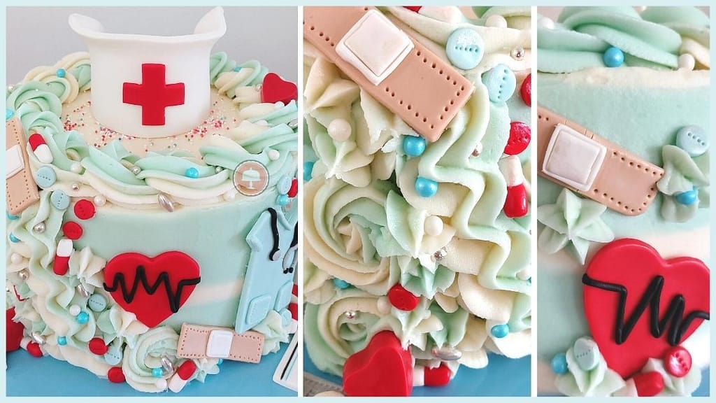 Memorable Nursing Retirement Cake - CakeLovesMe - Recipes, New Cake Designs! - new york style cheesecake recipe -
