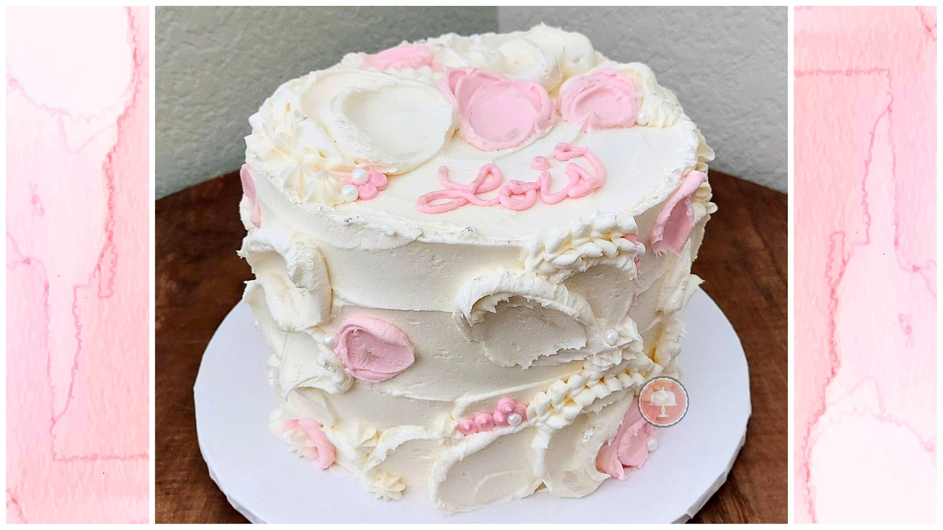 buttercream palette knife cake decorating