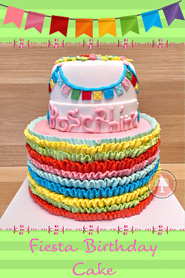 10 Charming Mini Cake Ideas - How To Decorate 16 fiesta cake birthday