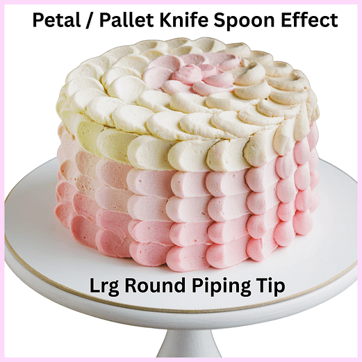 Cake Piping - Insta 4 (2) round cake piping tip