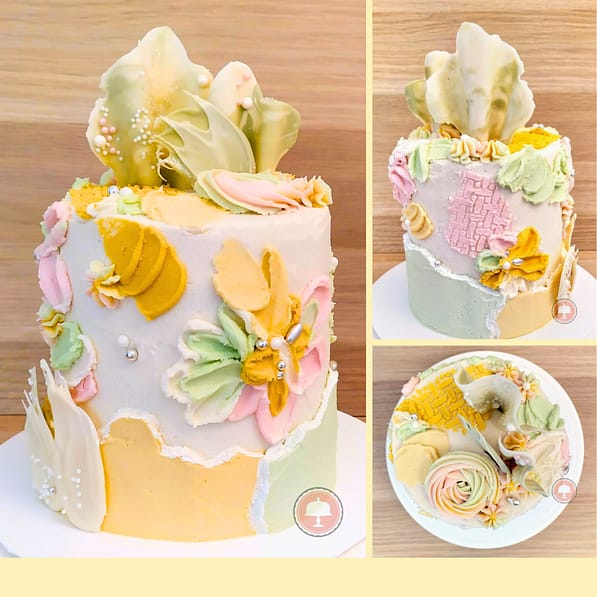Charming Mini Cake Ideas - Instagram 23 (1) palette knife cake decorating