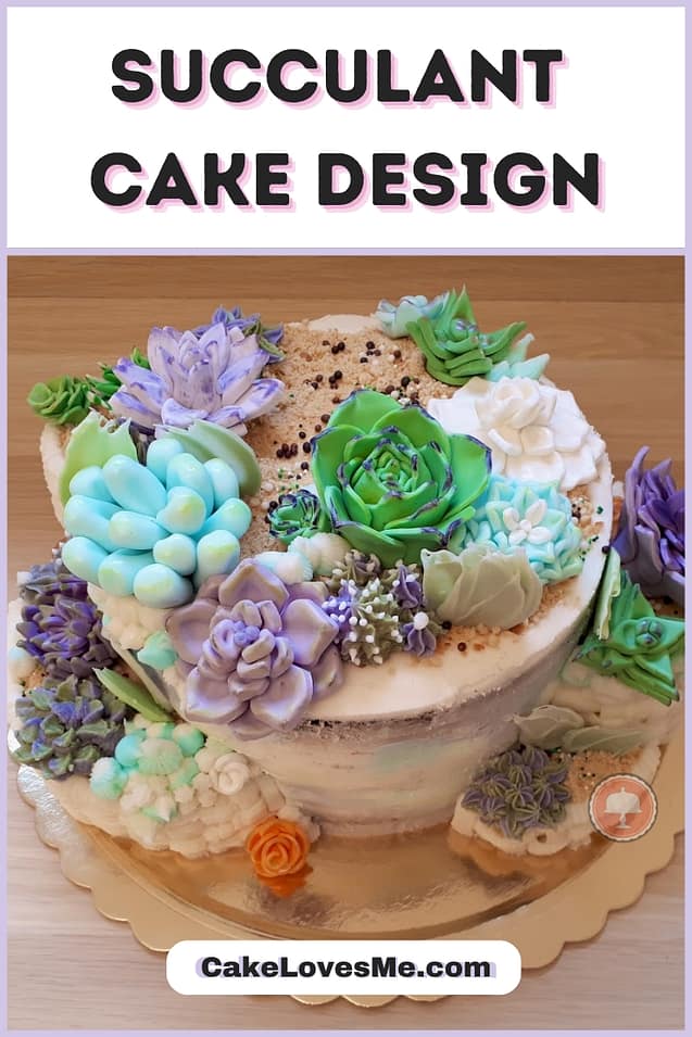 Succulents Cake Ideas: 4 Secrets To Blossom & Create! 28 Succulents Cake Ideas: 4 Secrets To Blossom & Create! - CakeLovesMe - New Cake Designs!, Birthday Cakes, Cake Trends, Fondant Cakes - succulents cake ideas -