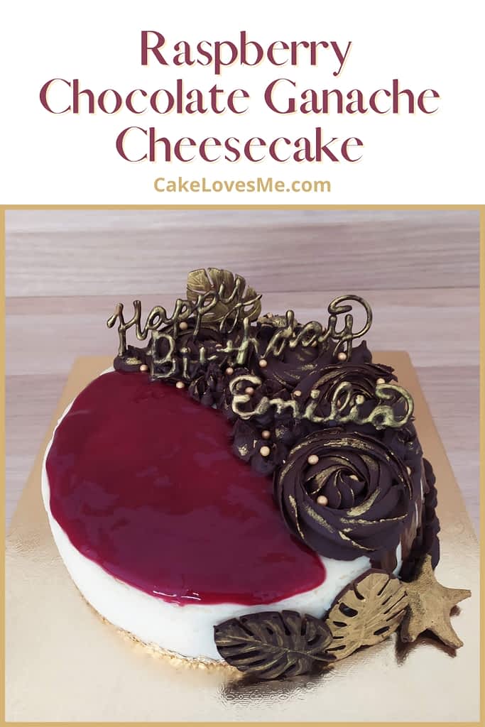 Heavenly Cheesecake with Chocolate Ganache: How To Guide - CakeLovesMe - New Cake Designs!, Cake Trends, Piping for Cakes, Special Occasion Cakes - fault line cake design -