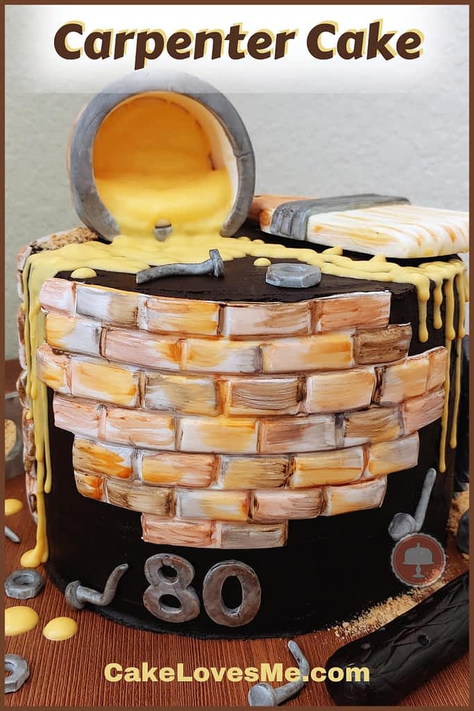 Popular Carpenters Cake Ideas - Tool Cake - CakeLovesMe - New Cake Designs!, Cake Trends, Piping for Cakes, Special Occasion Cakes - fault line cake design -