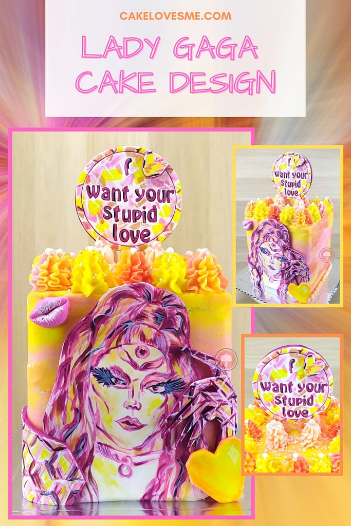Lady Gaga Cake Design Inspired by "Stupid Love" lyrics 17 lady gaga cake design cake pictures gallery