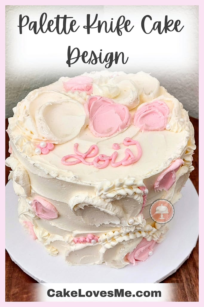 Palette-Knife-Buttercream-Technique-Pinterest-1 palette knife cake design painting rose petals