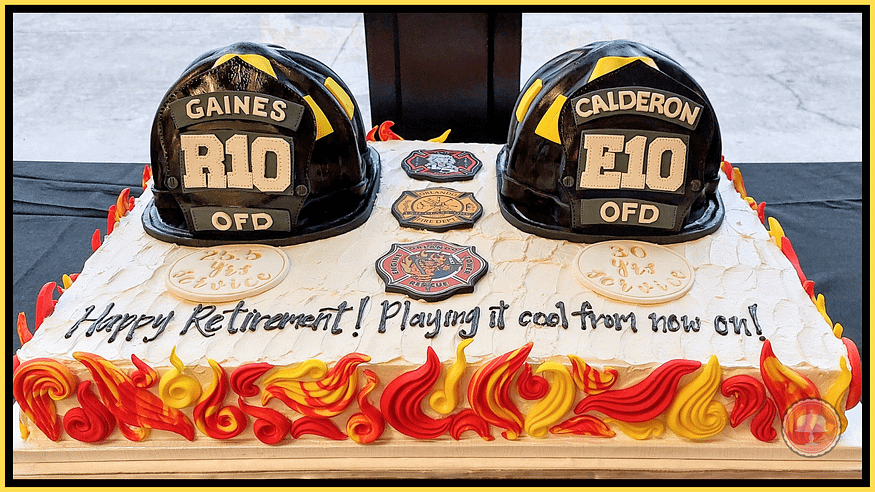 Fireman's Retirement Cake Idea - Featured 2 (1200 x 675 px) firefighters retirement cake ideas