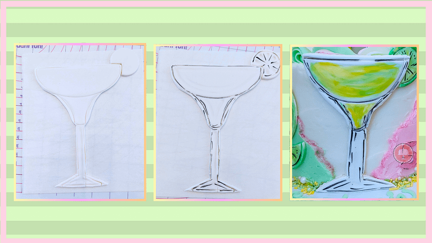 Margarita Cake Design - Featured Image 4 margarita birthday cake fondant cake toppers