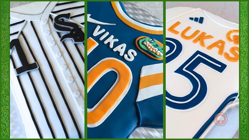 Sport Jersey Cakes - Featured 1 (1200 x 675 px) sports jersey cake ideas with fondant