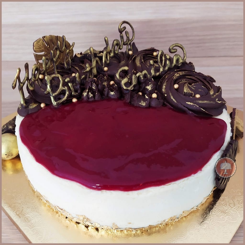 raspberry chocolate ganache cheesecake