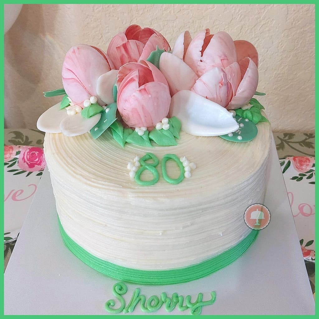 Vibrant Spring Cake Ideas - Chocolate Tulip Cakes - CakeLovesMe - New!, Cake Trends, Special Occasion Cakes - spring cake ideas -