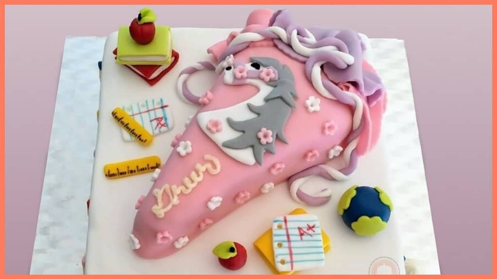 1st day of school cake fondant cake topper