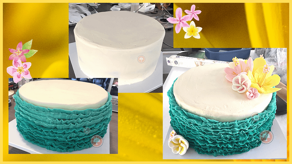 tropical cake stages