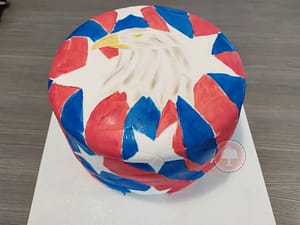 Cool Stained Glass Cake (4th of July Cake) - CakeLovesMe - New!, Piping Technique, Special Occasion Cakes, Stained Glass Cake - stained glass cake -