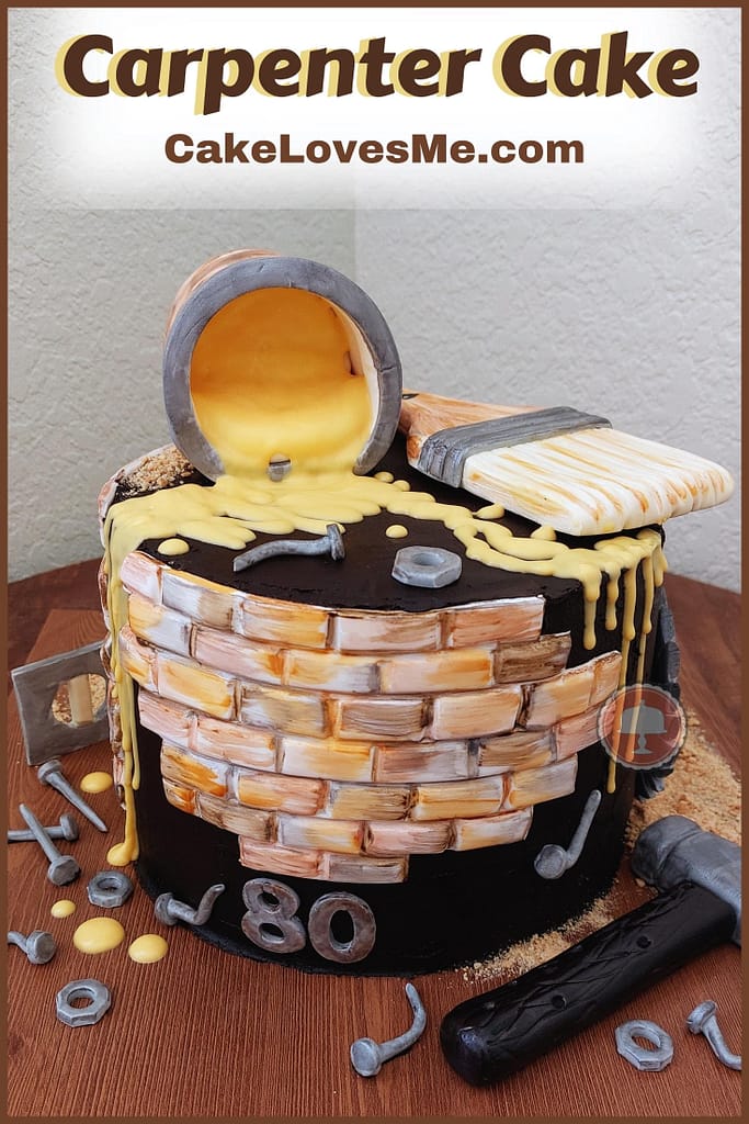 carpenter cake ideas tool cake with fondant cake toppers birthday cake