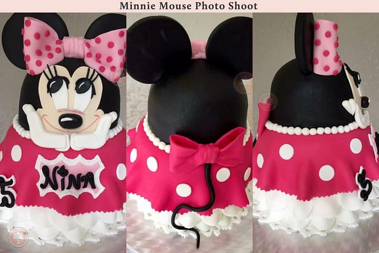 Minnie mouse cake fondant cake fondant cake toppers birthday cake 