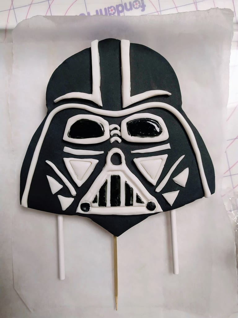 2 Tiered Star Wars Cake -The Force Awakens Cake Design - CakeLovesMe - New!, Character Cakes, Fondant Cakes - star wars cake -
