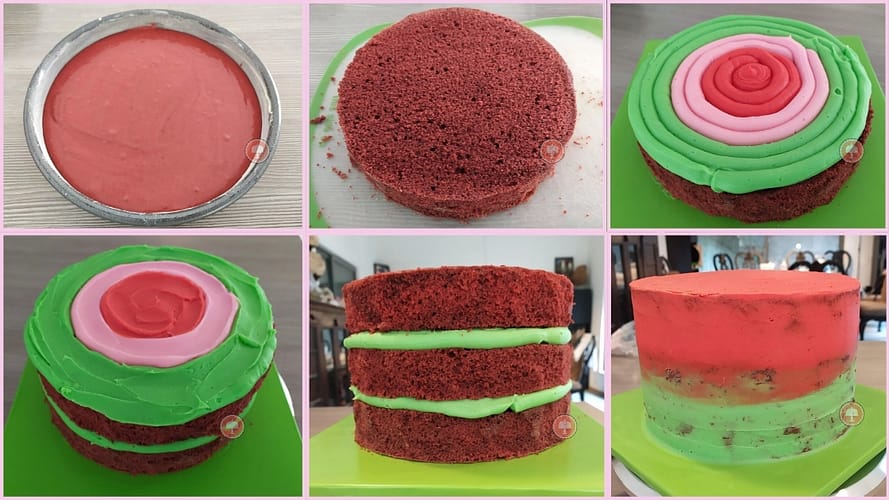 Delicious Watermelon Cake Ideas - CakeLovesMe - New!, Birthday Cakes, Cake Trends - watermelon cake ideas -