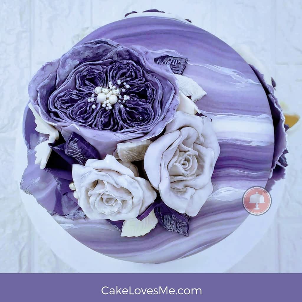 How to Create an Elegant Birthday Cake for Women - CakeLovesMe - New!, Birthday Cakes, Fondant Cakes - elegant birthday cake -